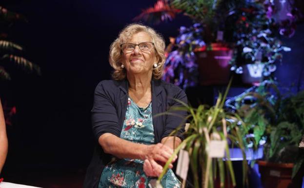 La alcaldesa de Madrid, Manuela Carmena, durante un acto este miércoles.