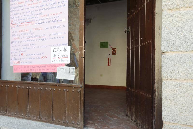 Se cumple la diligencia judicial que devuelve el local al Ayuntamiento de Cáceres y que formará parte de la cafetería Jardín de Ulloa