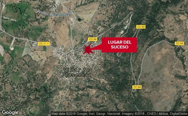 Herido leve un trabajador tras ser golpeado por una vaca en Villar de Plasencia