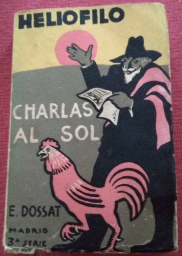 Portada del libro de 1931, de Heliófilo 'Charlas al sol'.