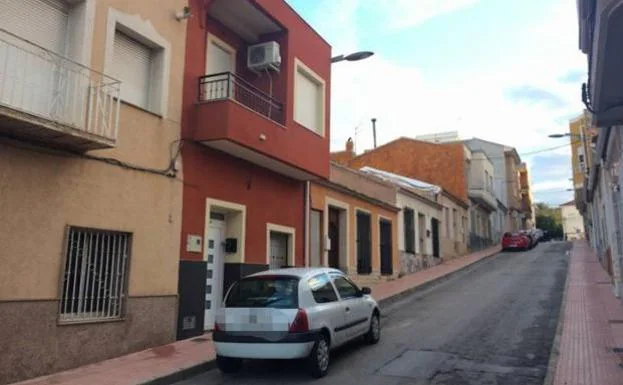 La calle de Molina de Segura donde se han producido los hechos. 
