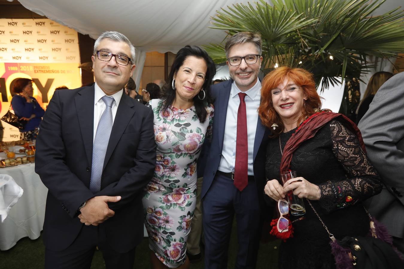 Después de la gala de Extremeños de HOY, los invitados pudieron disfrutar de un cóctel.