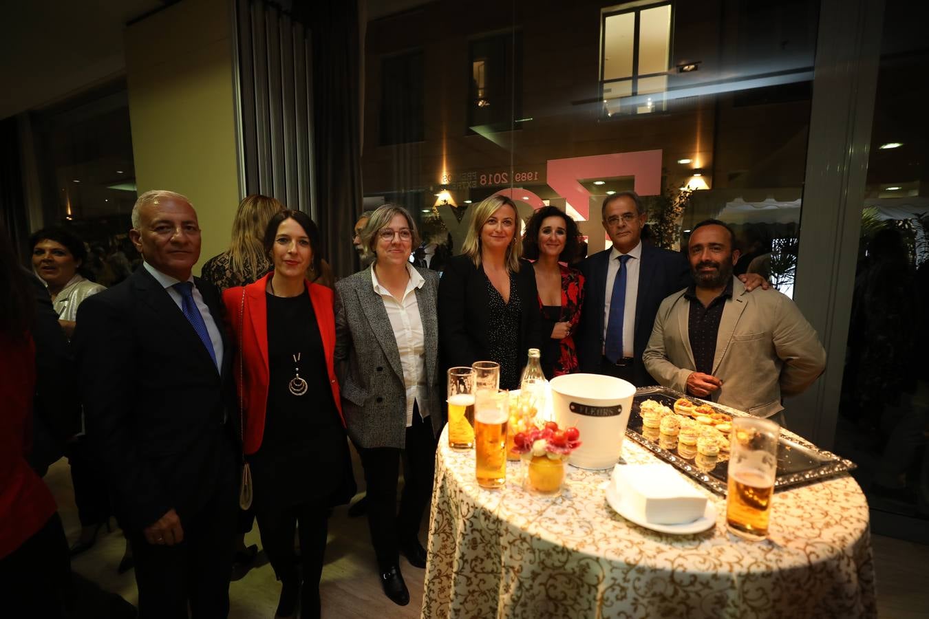 Después de la gala, todos los invitados pudieron disfrutar de un agradable cóctel.