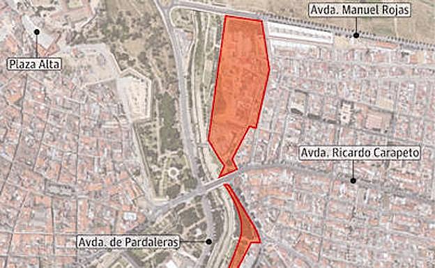 El Ayuntamiento de Badajoz pide a la Junta costear juntos 13,5 millones para urbanizar la zona de la riada
