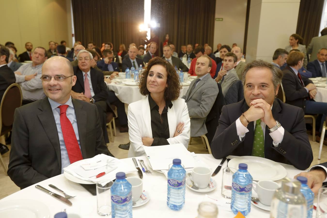 Justiniano Cortés, Olga García y Antonio Pitera