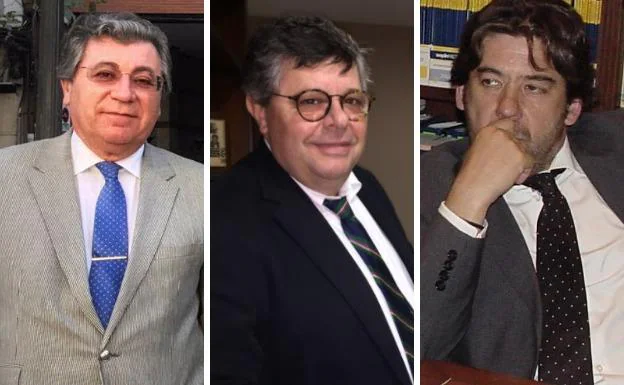 Juan José Flores, Francisco Elías y Juan Manuel Rozas. :: hoy