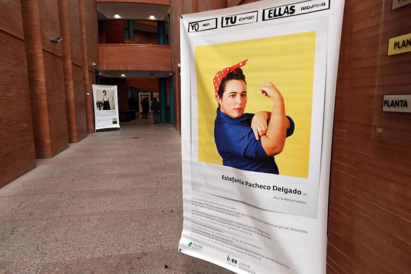 El centro Alcazaba acoge la exposición 'Yo, tú, ellas'. Una muestra organizada por Plena Inclusión Mérida junto a Afadiscop y financiada por el Instituto de la Mujer de Extremadura (IMEX). Una colección compuesta de catorce imágenes que recrean los grandes logros de grandes mujeres.