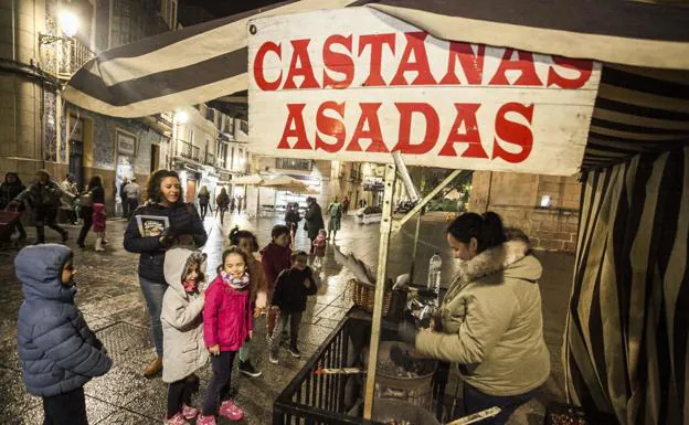 Puesto de Libertad Rodríguez en la plaza de San Juan