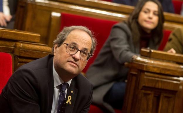 Torra encarga a su «ministro de Exteriores» el reconocimiento internacional de Cataluña