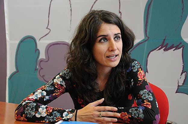 La diputada de Podemos Irene de Miguel. :: HOY
