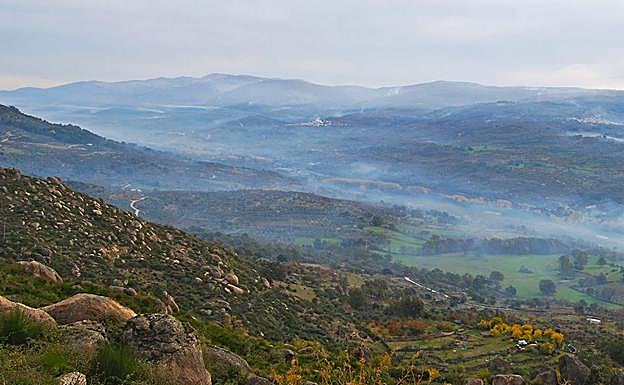 Paisaje del Valle del Jerte. 