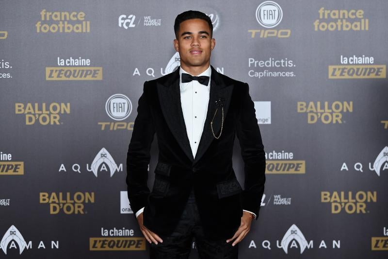 El futbolista de la Roma Justin Kluivert.