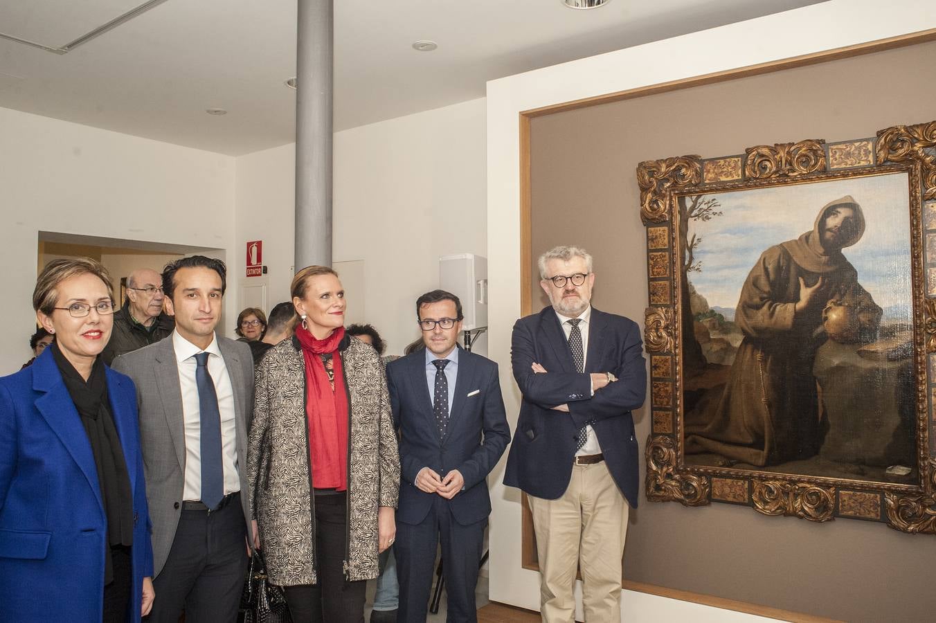 El Museo del Prado, inmerso también en su bicentenario, ha cedido durante un mes 'San Francisco en oración', uno de los cuadros menos conocidos de Francisco de Zurbarán, al MUBA 