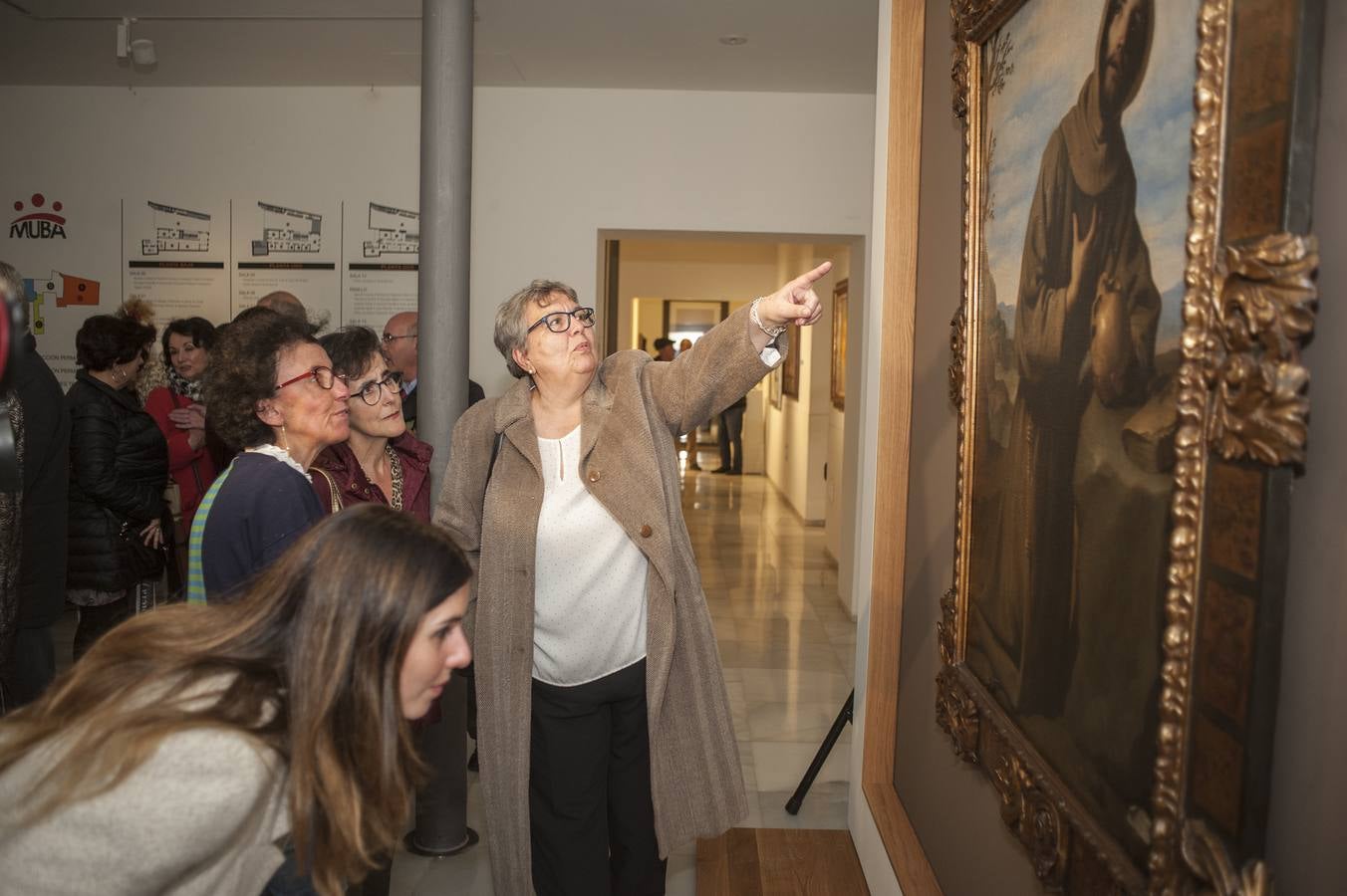 El Museo del Prado, inmerso también en su bicentenario, ha cedido durante un mes 'San Francisco en oración', uno de los cuadros menos conocidos de Francisco de Zurbarán, al MUBA 