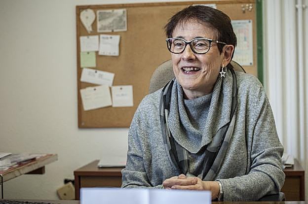 Marisa González (Madrid, 1958) en su despacho atendiendo a HOY. :: Pakopí