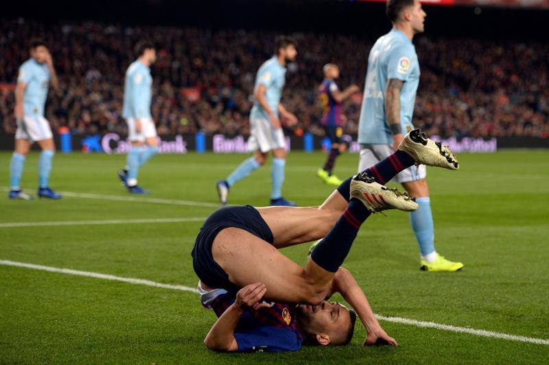 Barcelona y Celta se enfrentaron en el Camp Nou en la 17ª jornada de Liga.