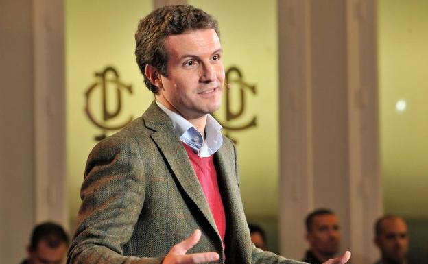 El presidente del PP, Pablo Casado.