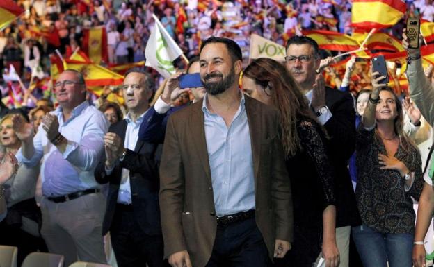 Santiago Abascal, líder de Vox. 