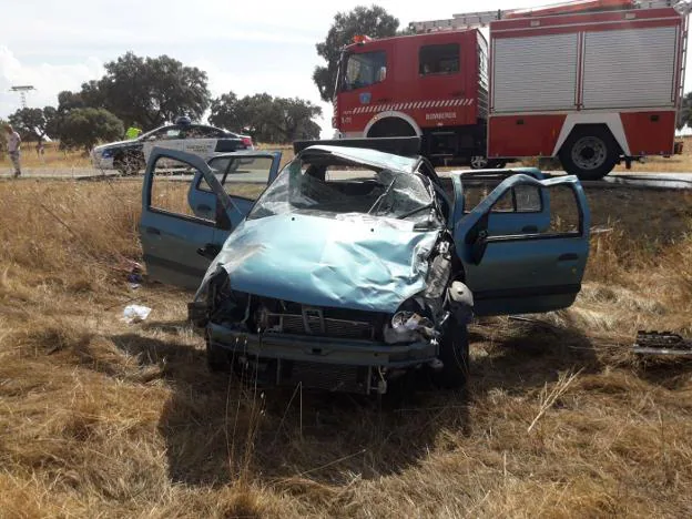 Uno de los accidentes ocurridos en 2018 en la provincia. :: hoy