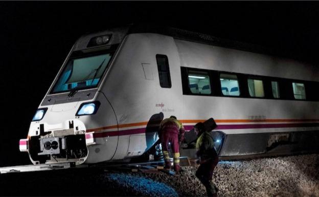 El tren Zafra-Madrid descarriló en Torrijos el 14 de enero. 