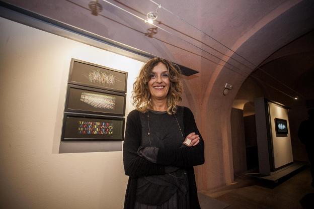 Lourdes Germain muestra en el Museo de Cáceres 'Transvisible'. :: j. r.