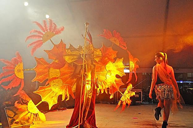 Momento de la gala de la pasada edición del Carnaval. :: e. domeque