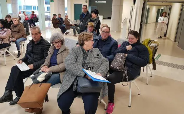 Pacientes en la sala de espera