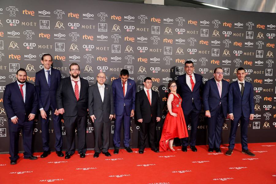 Los actores de 'Campeones', en la alfombra roja.