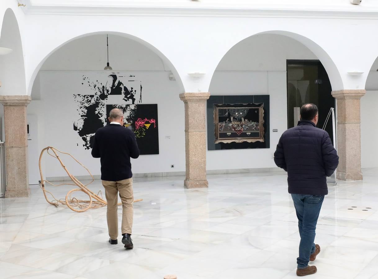 Hasta el 26 de febrero, se podrá disfrutar de las 30 de obras que componen la exposición itinerante de la VII edición de Obra Abierta en el Patio Noble de la Asamblea de Extremadura.