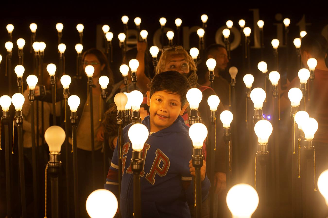 Celebración del festival GDLUZ en la catedral de Guadalajara, estado de Jalisco (México).