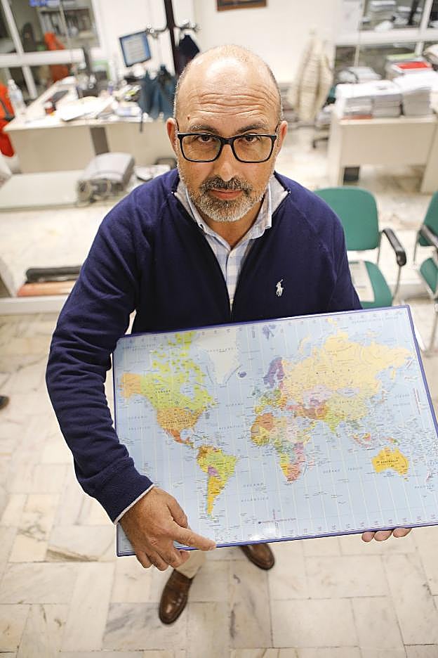 Manuel Guerrero viajó el pasado miércoles a la Antártida. :: HOY