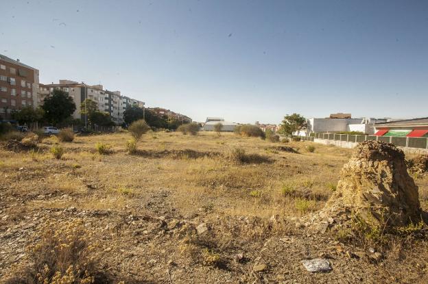 Terrenos en los que se proyecta la residencia de estudiantes. 