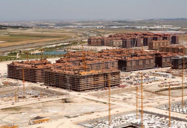 Pisos en construcción. 