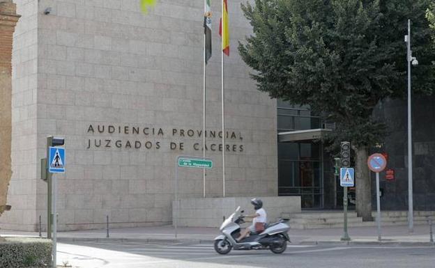 Sede de la Audiencia Provincial de Cáceres. 