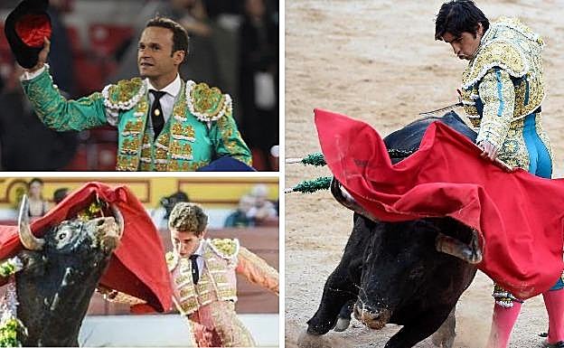 Antonio Ferrera, Ginés Marín y Miguel Ángel Perera:: 