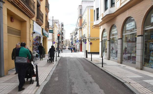 La calle Santo Domingo conserva un tramo con calzada. 