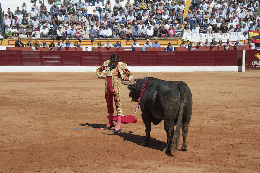 Abrió plaza Antonio Ferrera con 'Zambullido' un Zalduendo de 545, muy bien presentado 