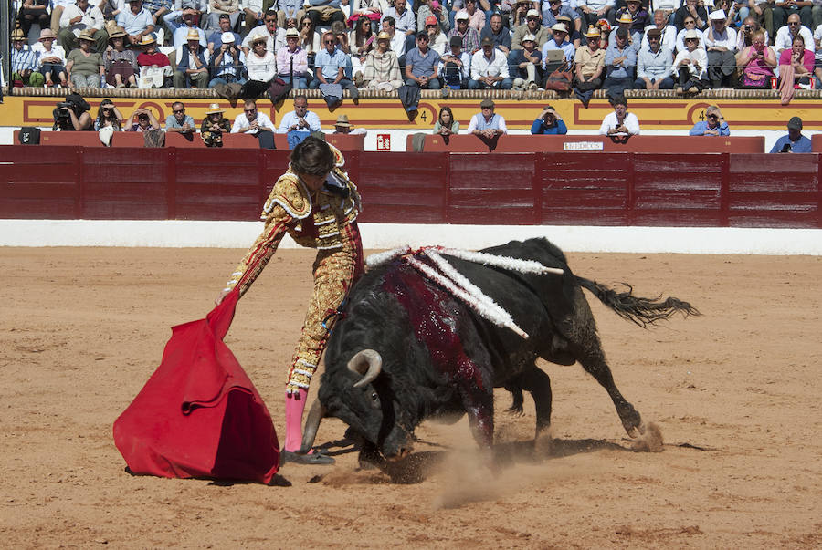 Abrió plaza Antonio Ferrera con 'Zambullido' un Zalduendo de 545, muy bien presentado 