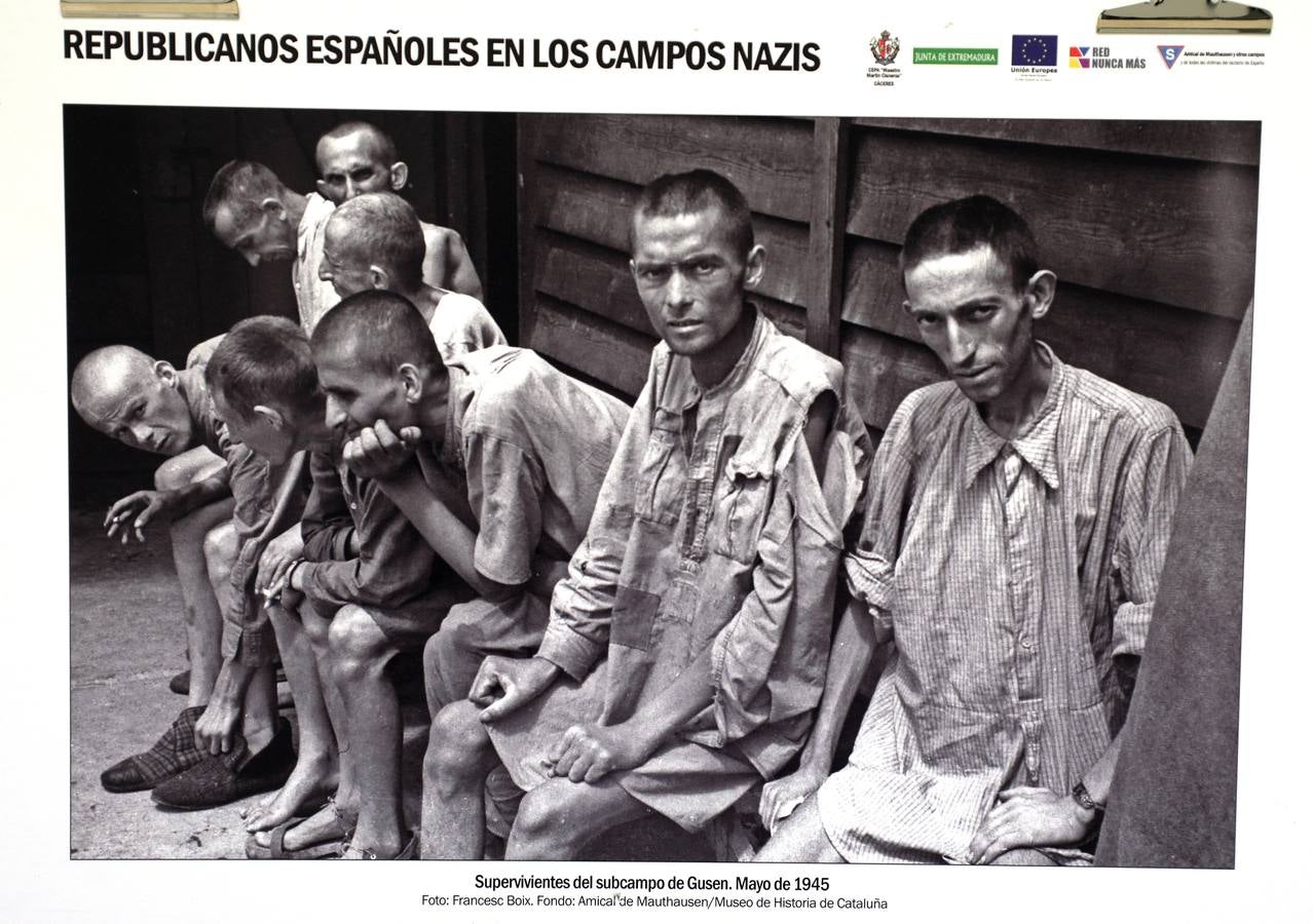 La UNED Mérida acoge la exposición: «Republicanos españoles en los campos nazis», del 19 de marzo al 5 de abril, en horario de 9.30 a 13.30 horas y de 16.30 a 21.00 horas, de lunes a jueves. Viernes de 9:30 a 14:00 h. La exposición será inaugurada con la conferencia y posterior mesa redonda «Notas sobre la deportación española y extremeña a los campos de concentración nazis» que correrá a cargo de José Hinojosa Durán, historiador y delegado en Extremadura de Amical de Mauthausen, y tendrá lugar el martes, 19 de marzo, a las 19.30 horas, en la Sala en la sala de Exposiciones del Centro