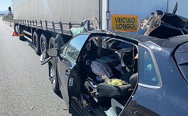 Estado del vehículo tras la colisión