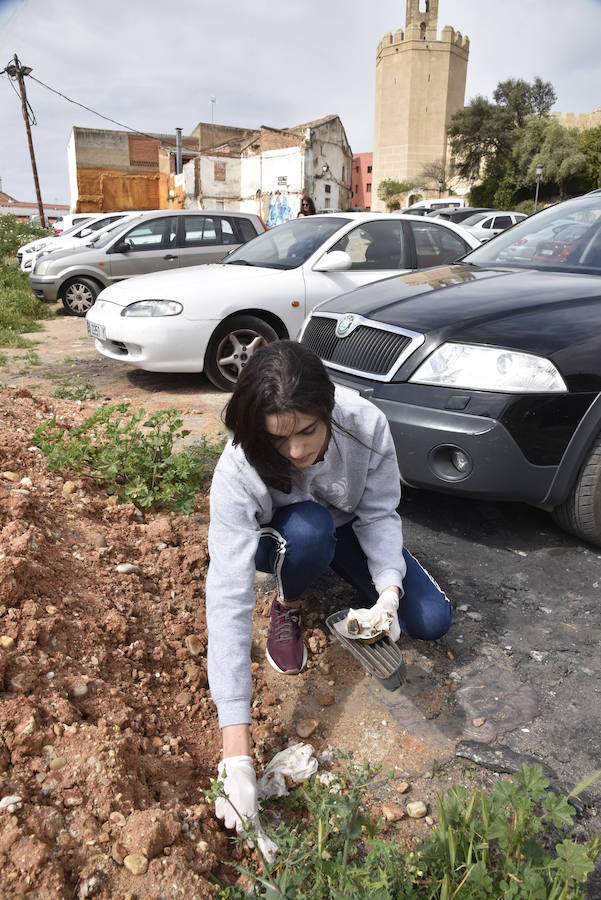 El movimiento 'No más colillas en el suelo' organizó ayer una batida en El Campillo