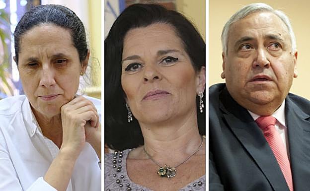 De izquierda a derecha: Ana Peláez, Carmen Fernández-Daza y Antonio Ventura.