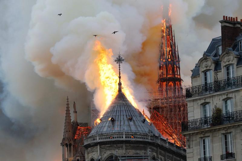 Fotos: El incendio de la catedral de Notre Dame, en imágenes