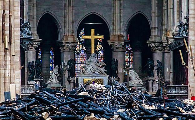 Los tesoros que han sobrevivido en Notre Dame
