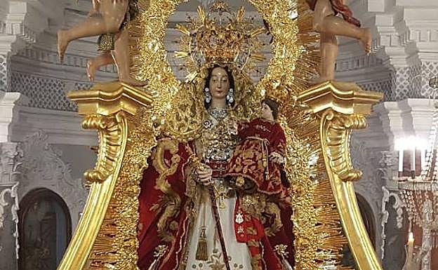 Cartel anunciador de las fiestas patronales en honor de la Santa María de los Remedios