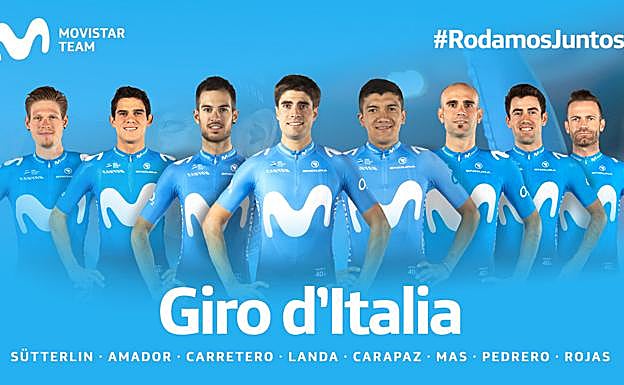 Mikel Landa encabeza el equipo del Movistar para el Giro