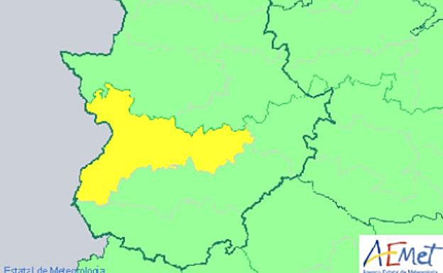 Sábado con aviso amarillo por calor en las Vegas del Guadiana