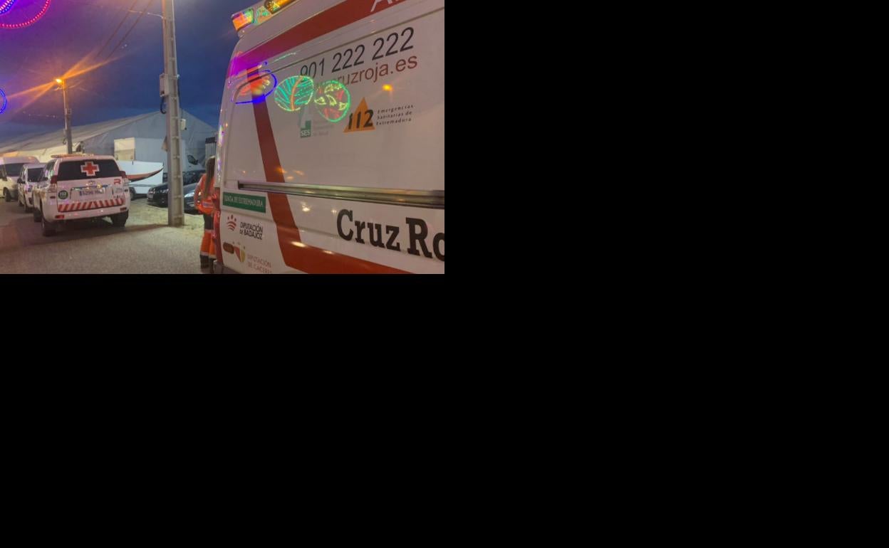Cruz Roja realiza nueve asistencias en la Feria de Badajoz, una de ellas por intoxicación etílica