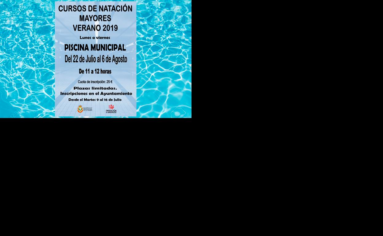 Los mayores también tendrán un curso de natación en Fregenal
