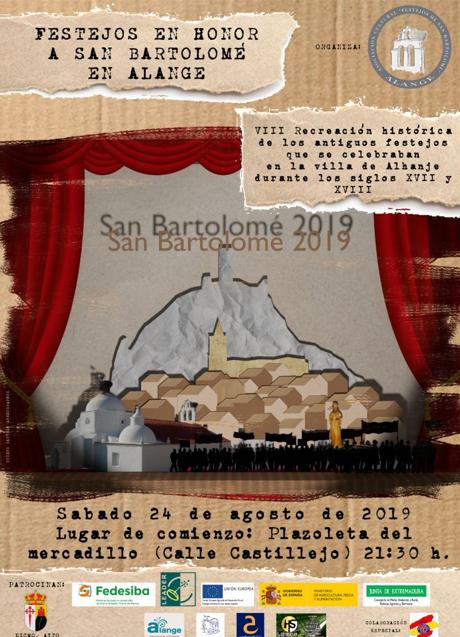 Imagen - Cartel de la VIII Recreación histórica en honor a los festejos de San Bartolomé en Alange.
